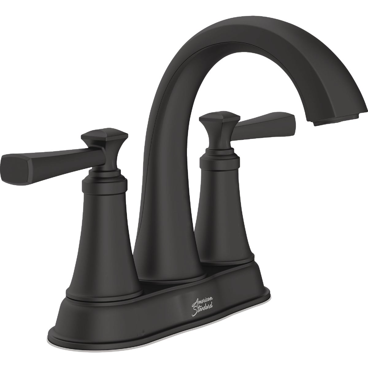 American Standard Glenmere Matte Black 2-Handle Lever 4 In. Centerset Bathroom Faucet with Pop-Up Image 1