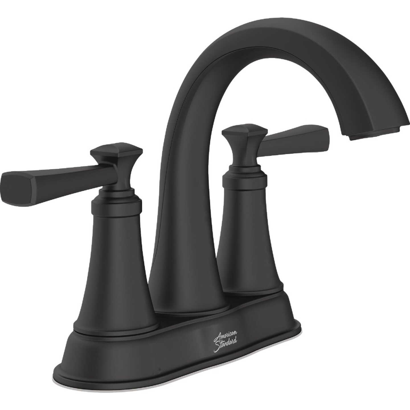 American Standard Glenmere Matte Black 2-Handle Lever 4 In. Centerset Bathroom Faucet with Pop-Up Image 1
