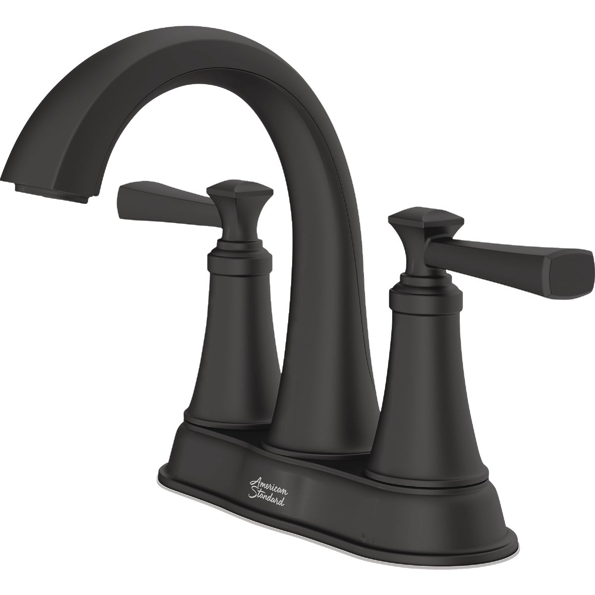 American Standard Glenmere Matte Black 2-Handle Lever 4 In. Centerset Bathroom Faucet with Pop-Up Image 7