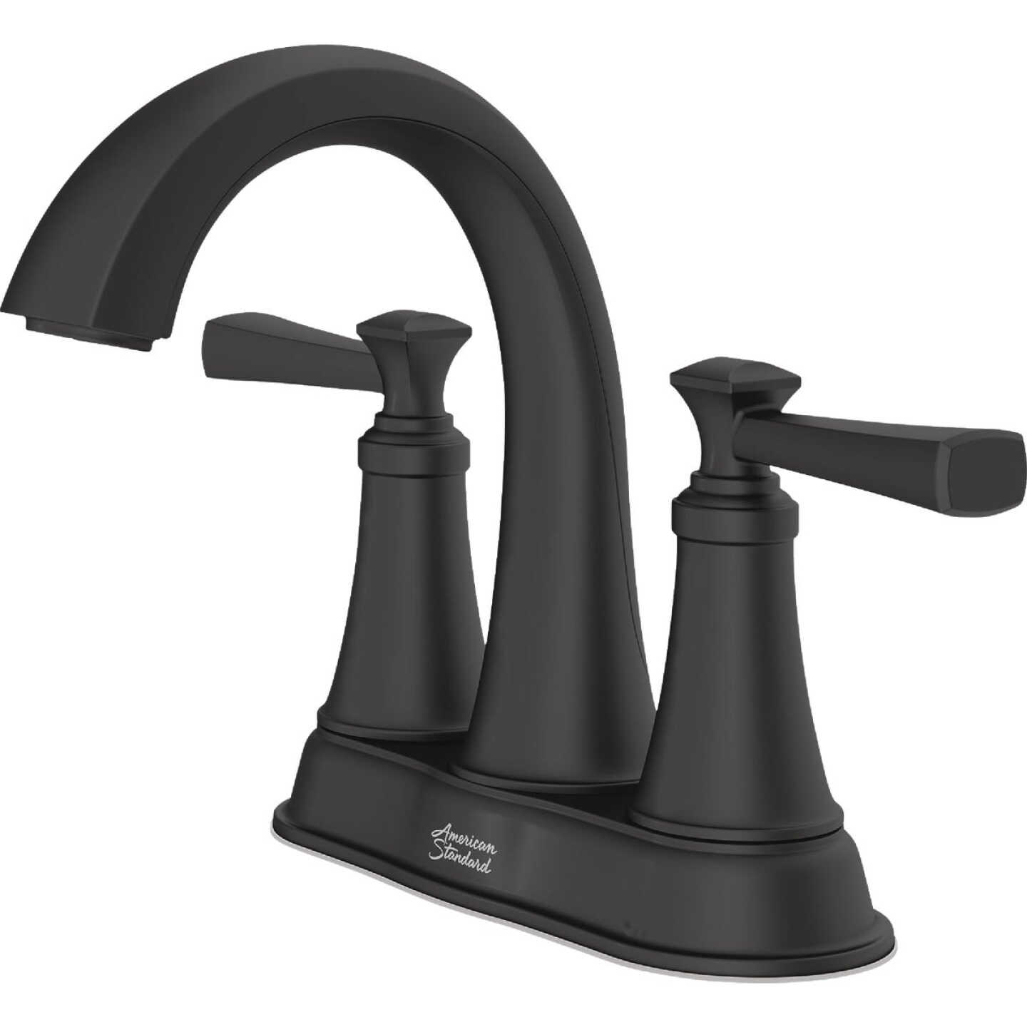 American Standard Glenmere Matte Black 2-Handle Lever 4 In. Centerset Bathroom Faucet with Pop-Up Image 7