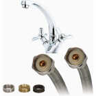 Fluidmaster Fits-All 20 In. L. Stainless Steel Faucet Connector Image 2