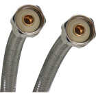 Fluidmaster Fits-All 20 In. L. Stainless Steel Faucet Connector Image 1