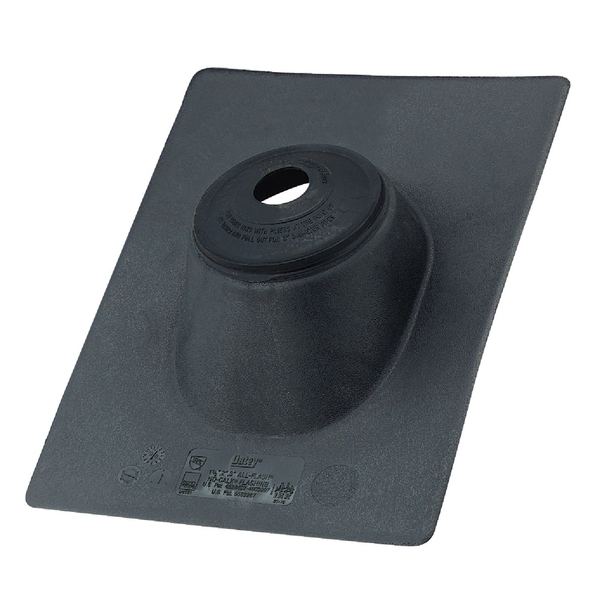 Oatey All-Flash No-Calk 1-1/2 In. to 3 In. Thermoplastic Roof Pipe Flashing Image 1