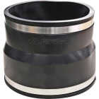 Fernco 6 In. x 6 In. Clay to Cast Iron or Plastic Flexible PVC Coupling Image 1