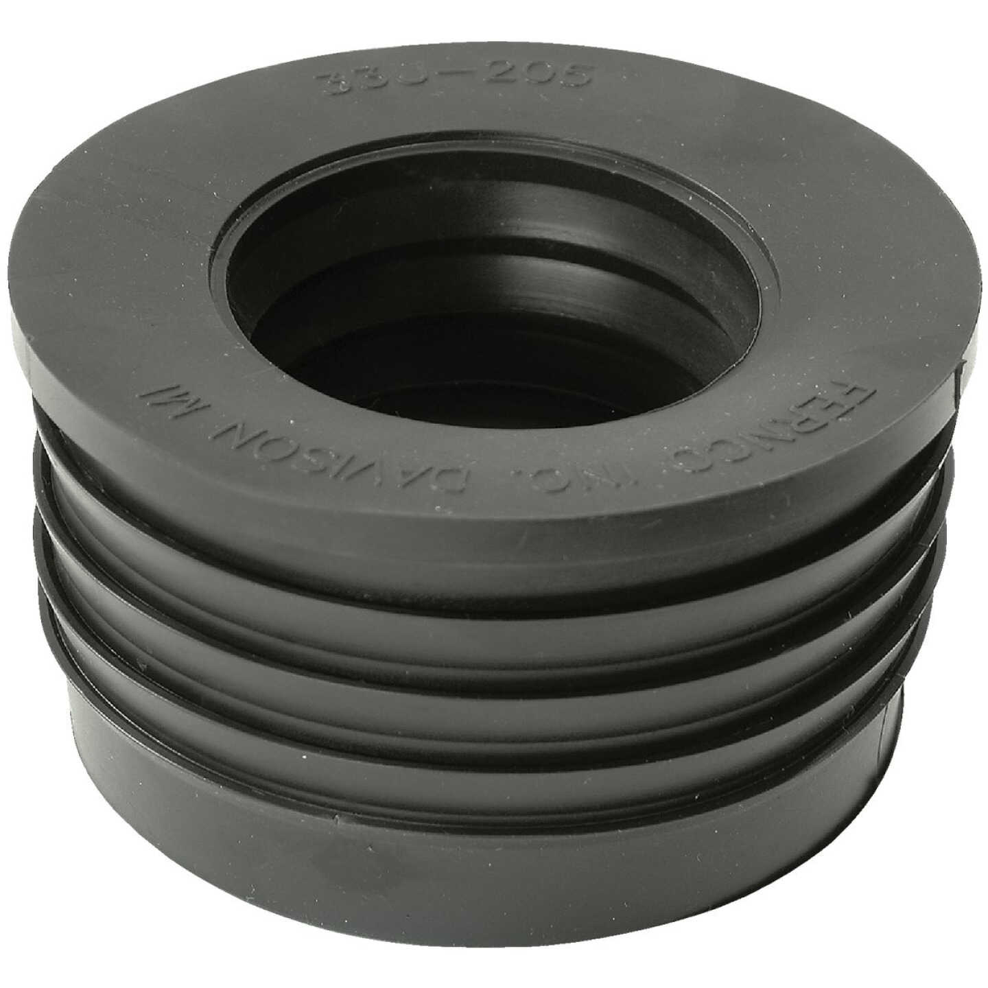 Fernco DWV 3 In. x 2 In. Sewer and Drain PVC Iron Pipe Hub Adapter Image 1