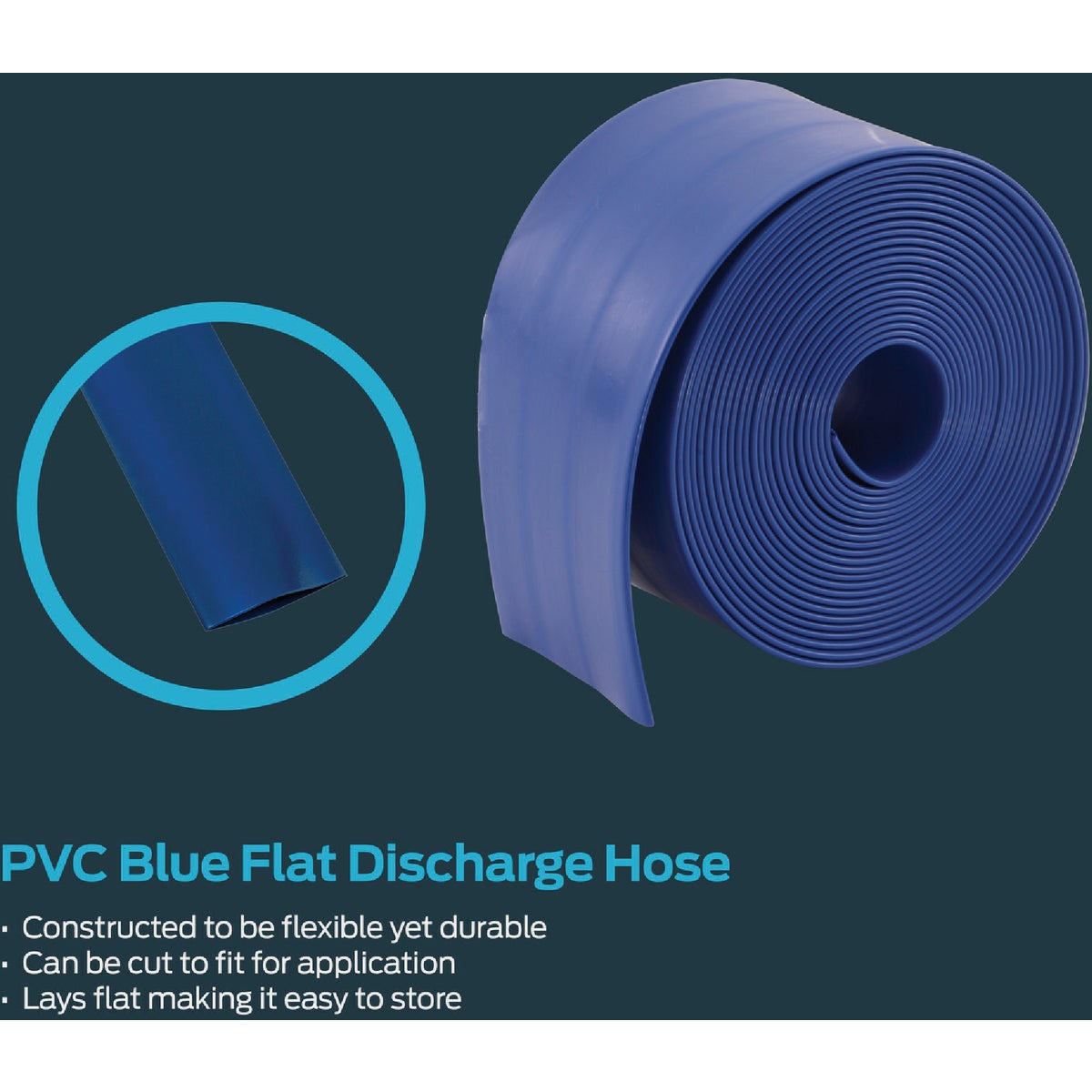 EZ-Flo 30 Ft. x 2 In. ID Flat Discharge Hose Image 4
