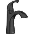 Moen Lindor 1-Handle Lever Centerset Bathroom Faucet, Matte Black Image 1