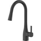 Home Impressions 1-Handle Pull-Down Kitchen Faucet, Matte Black Image 3