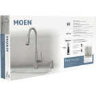 Moen Fenn 1-Handle Pull-Down Kitchen Faucet, Stainless Steel Image 4