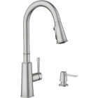 Moen Fenn 1-Handle Pull-Down Kitchen Faucet, Stainless Steel Image 1