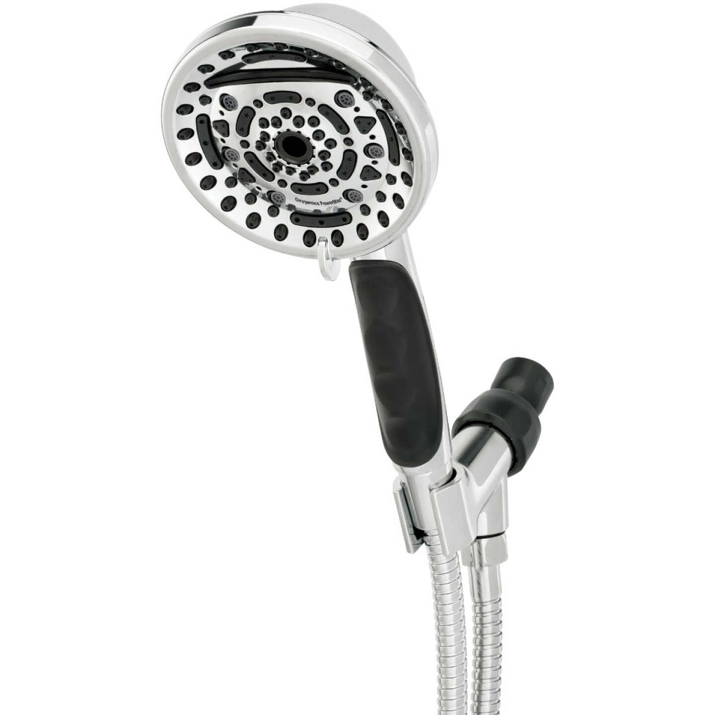 Oxygenics PowerMax 9-Spray 1.8 GPM Handheld Shower Head, Chrome Image 1
