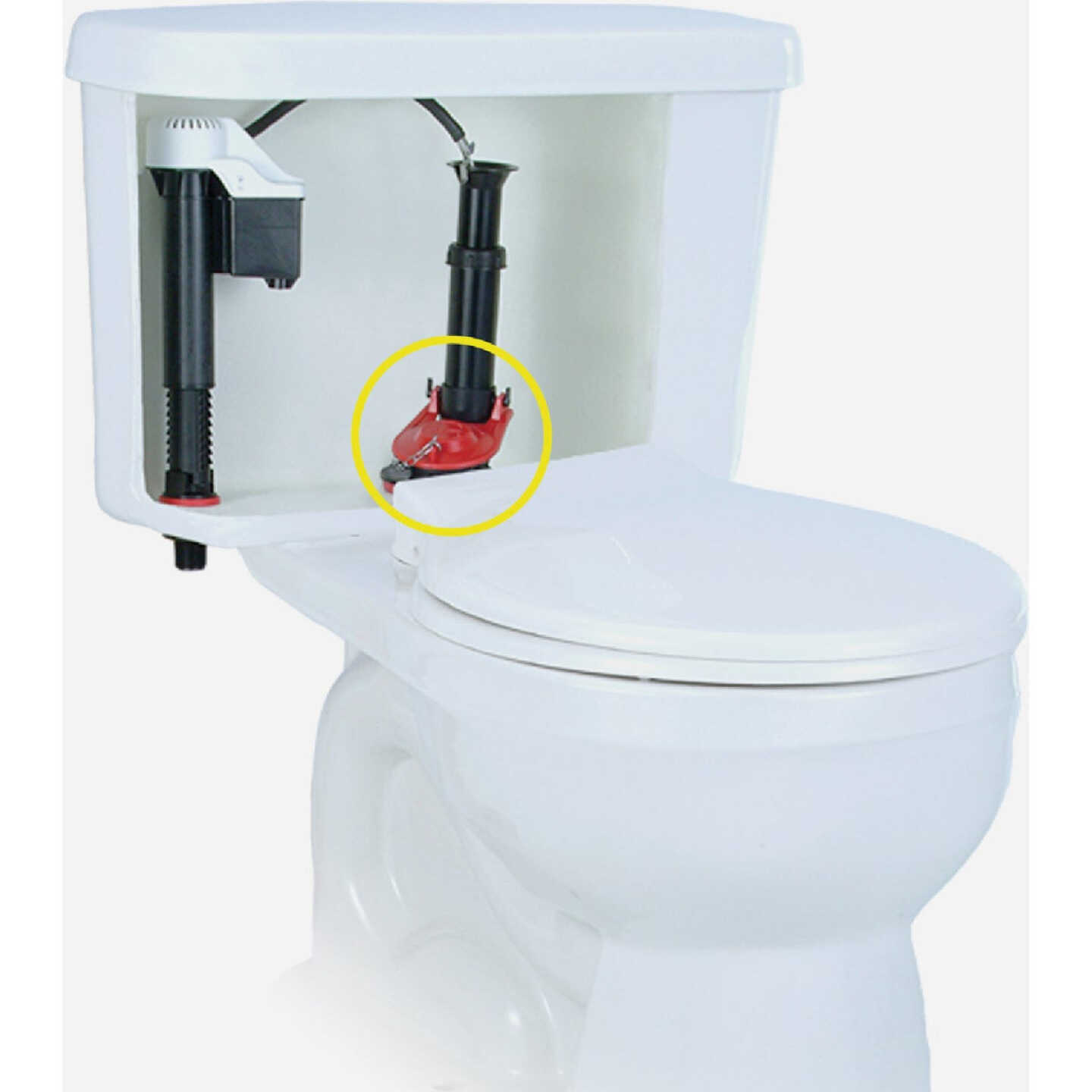 Korky EasyFix Universal Flush Valve Repair Kit with 2 In. Adjustable Flapper Image 2