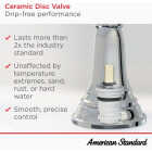 American Standard Becklow Brushed Nickel 2-Handle Lever 4 In. Centerset Hi-Arc Bathroom Faucet with Push Drain Image 5