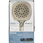 Moen Spot Resistant Brushed Nickel 6 In. Dia. Spray Head Handheld Shower Image 4