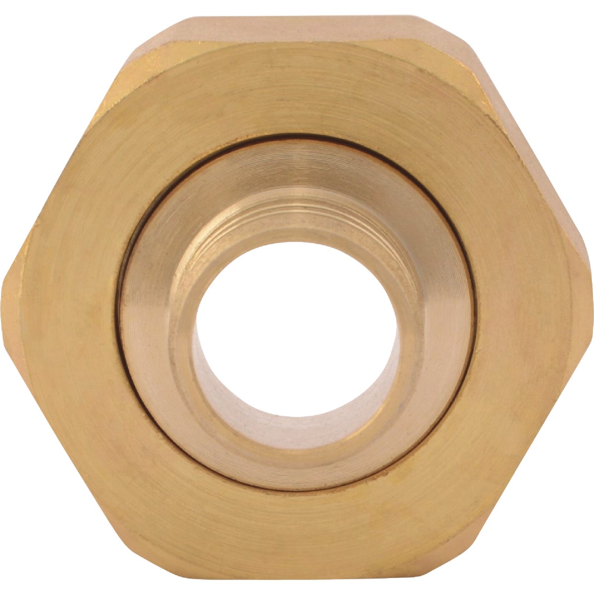 SharkBite 3/4 In. Barb x 1 In. NPSM Brass PEX Swivel Adapter Image 4