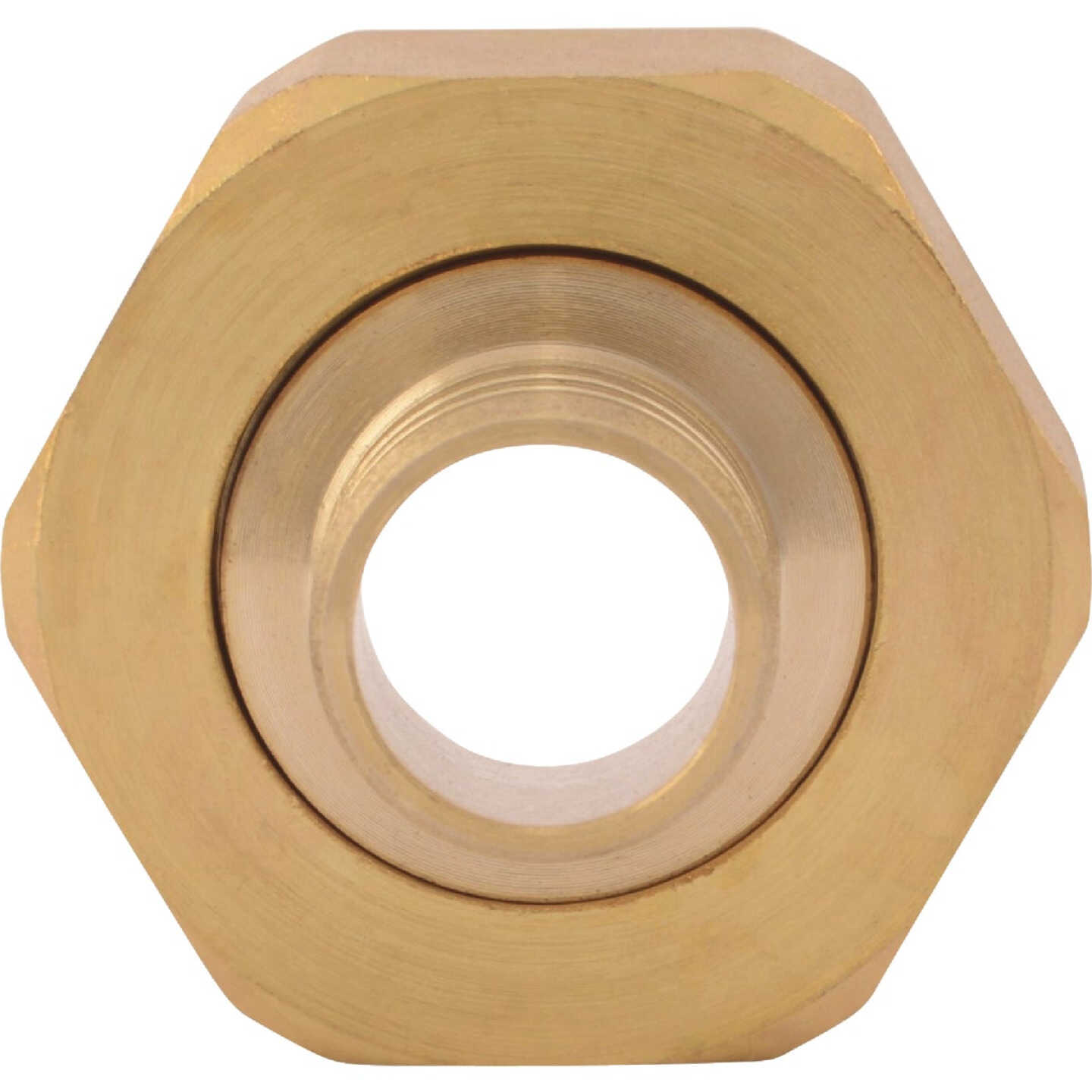 SharkBite 3/4 In. Barb x 1 In. NPSM Brass PEX Swivel Adapter Image 4