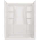 Delta Classic 500 60 In. x 73.25 In. x 32 In. Alcove Shower Wall, White (3-Piece) Image 1