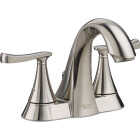 American Standard Chatfield Brushed Nickel 2-Handle Lever 4 In. Centerset Bathroom Faucet with Pop-Up Image 1