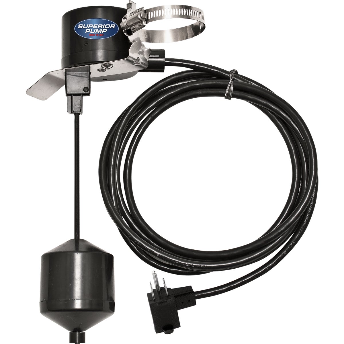 Superior Pump 10 Ft. Vertical Pump Switch with Tapered Float Ball