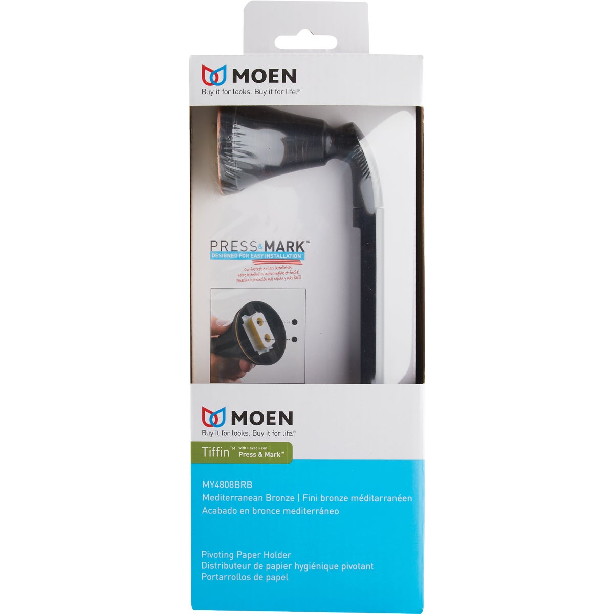 Moen Tiffin Wall Mount Toilet Paper Holder, Mediterranean Bronze Image 3