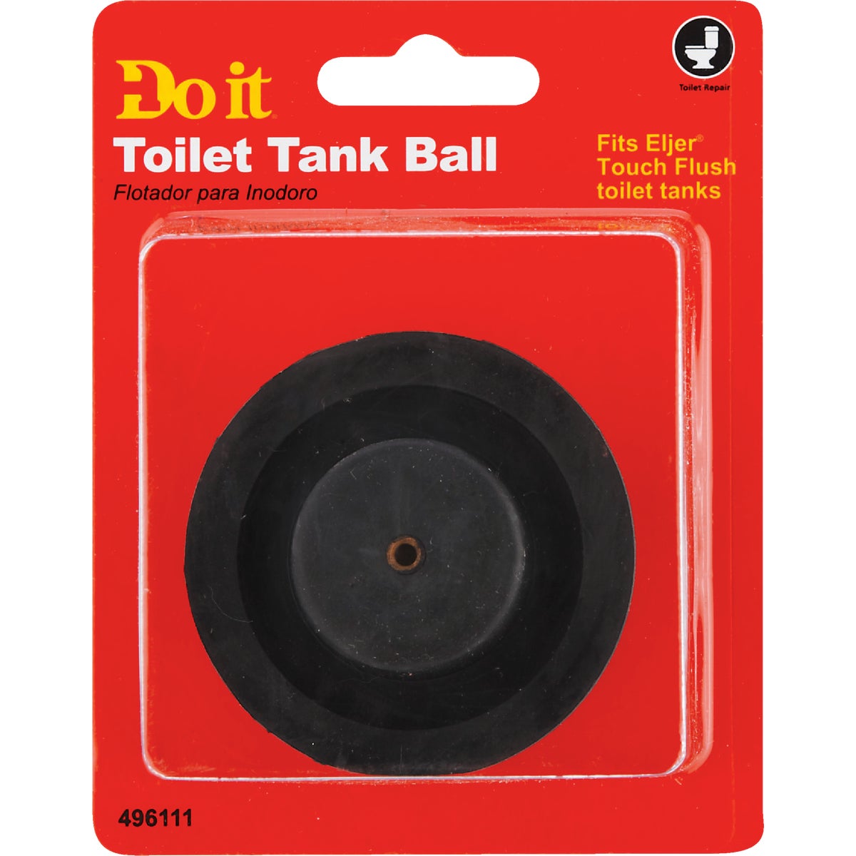 Do it Black Rubber Eljer Tank Ball  Image 2