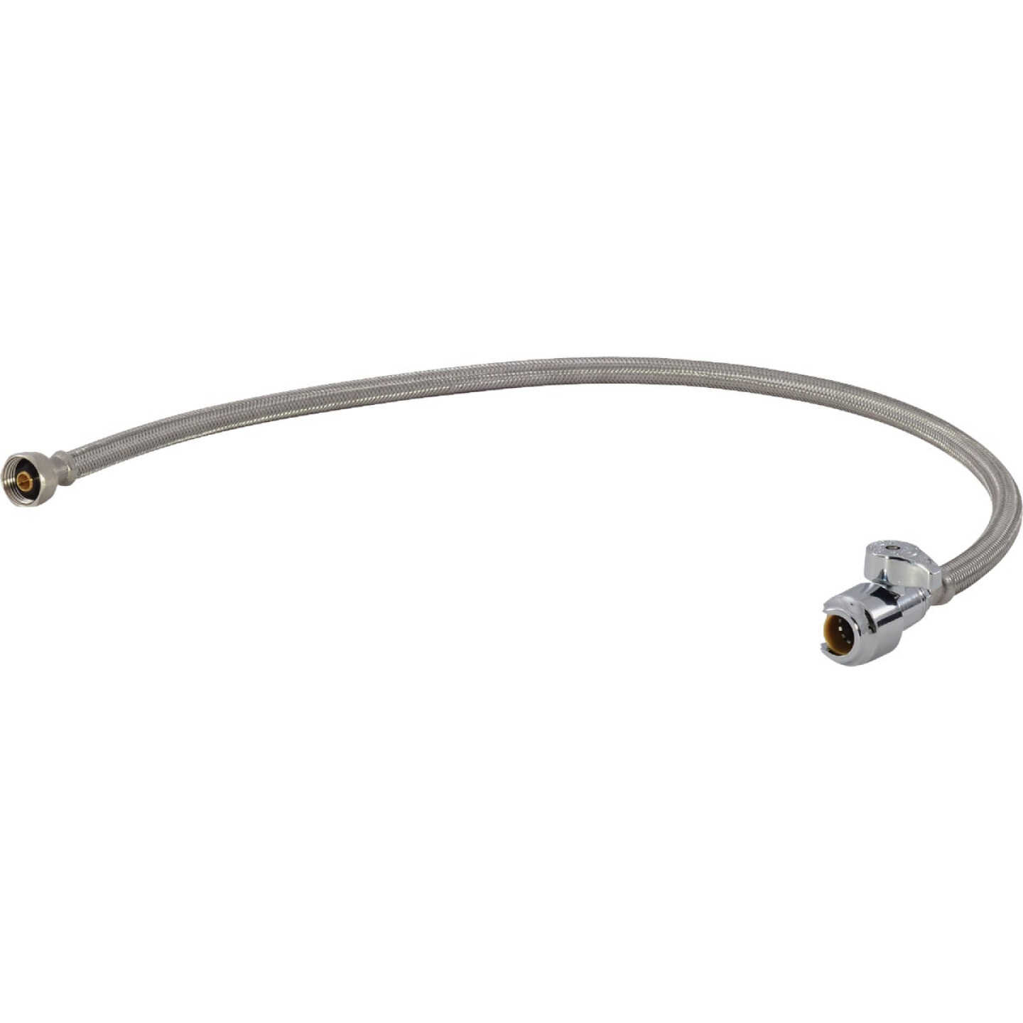 SharkBite Max 1/2 In. x 1/2 In. x 30 In. L Stainless Steel Faucet Connector Image 1