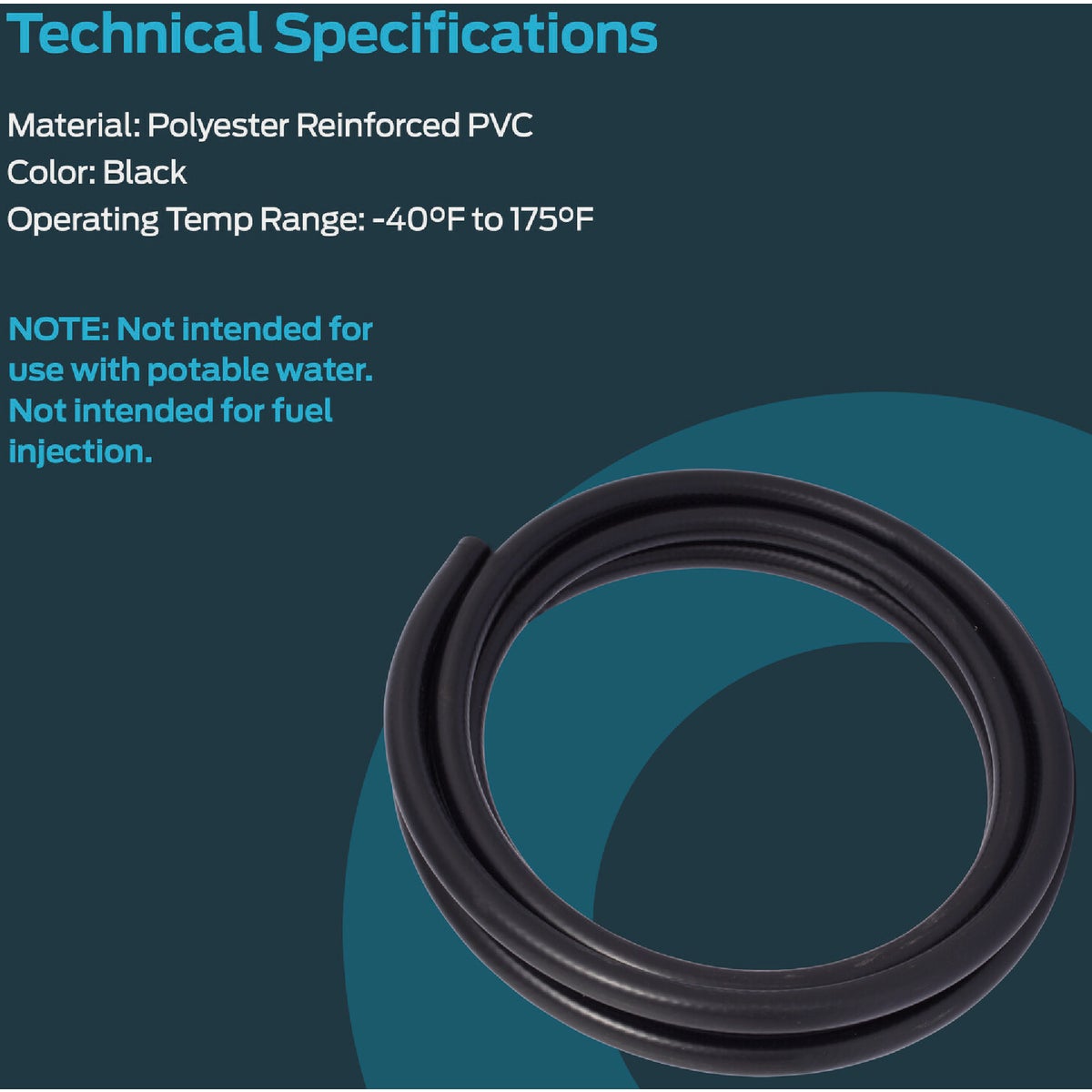 EZ-Flo 10 Ft. 1/4 In. ID Fuel Hose Image 5