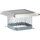 Shelter 13 In. x 13 In. Stainless Steel Single Flue Chimney Cap Image 1
