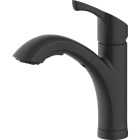 Home Impressions 1-Handle Pull-Out Kitchen Faucet, Matte Black Finish Image 3