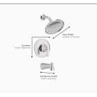 American Standard Becklow Brushed Nickel Single-Handle Lever Tub & Shower Faucet Image 3