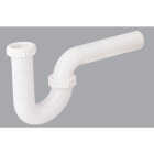 Do it Best 1-1/2 In., 1-1/4 In. White Plastic Flexible P-Trap Image 1