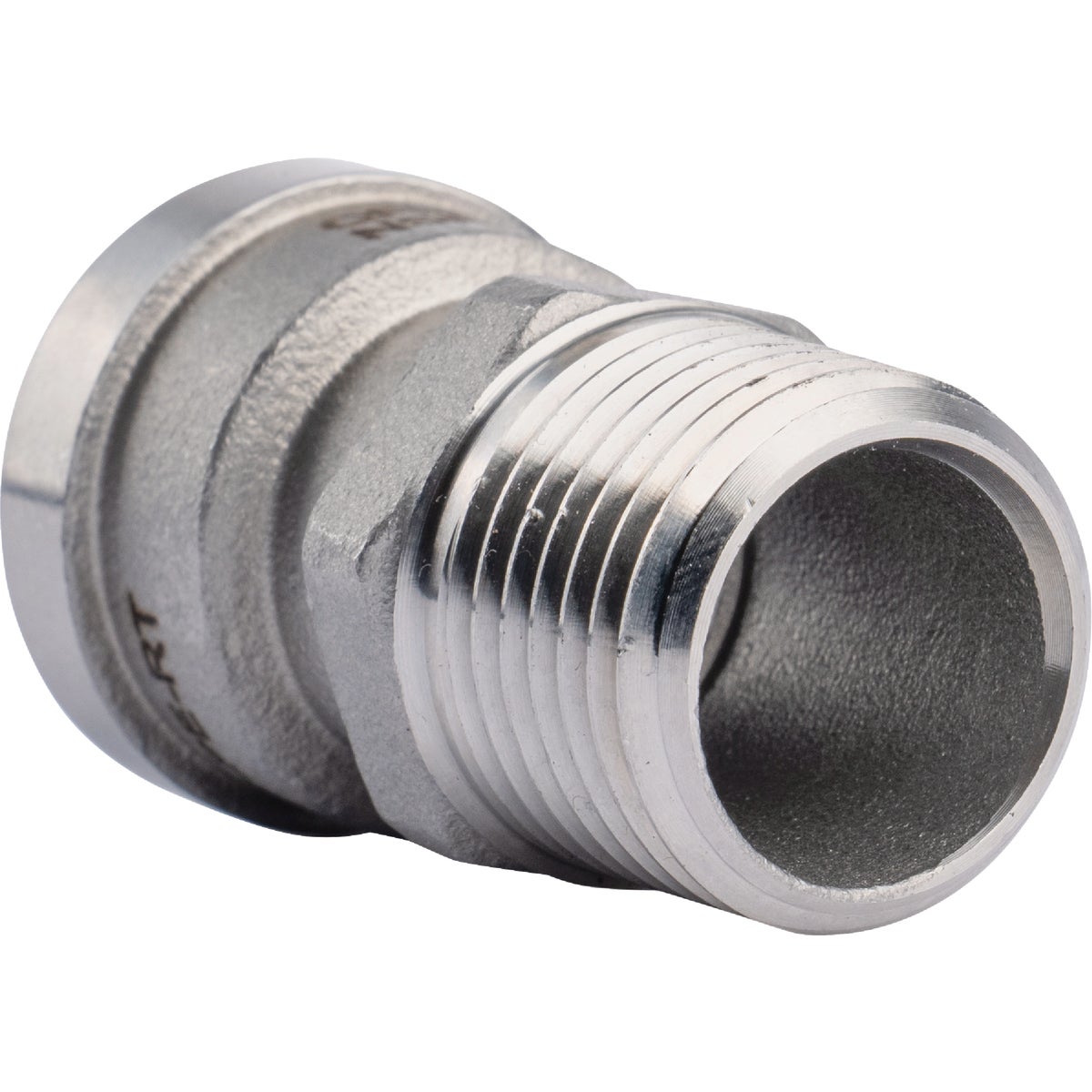 QuickFitting 1/2 In. Push-to-Connect x 1/2 In. MNPT Stainless Steel Straight Male Adapter Image 4