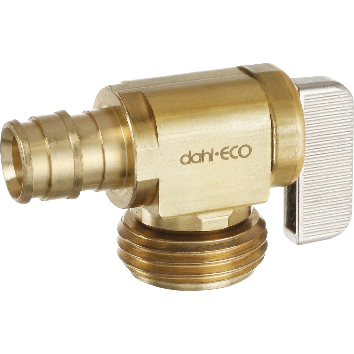 dahl 1/2 In. F1960 Cold Expansion x Male Hose Angle Rough Brass Hose Valve