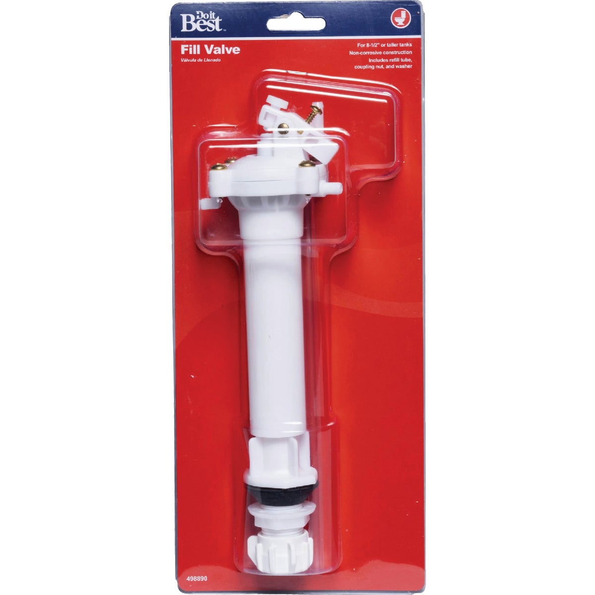 Do it Best 8-1/2 In. Plastic Ballcock Image 2