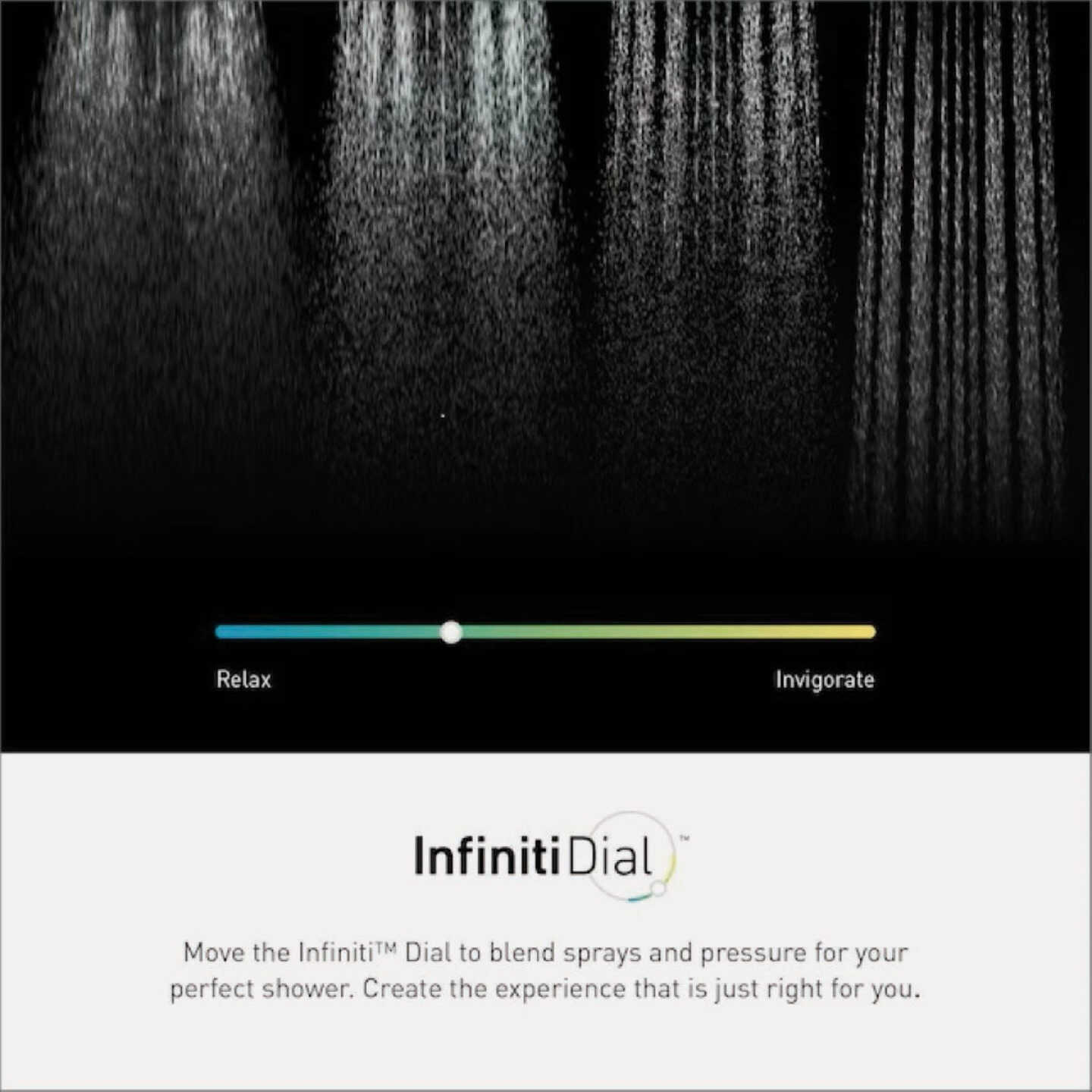 Moen Matte Black 6 In. Dia. Spray Head Handheld Shower Image 3