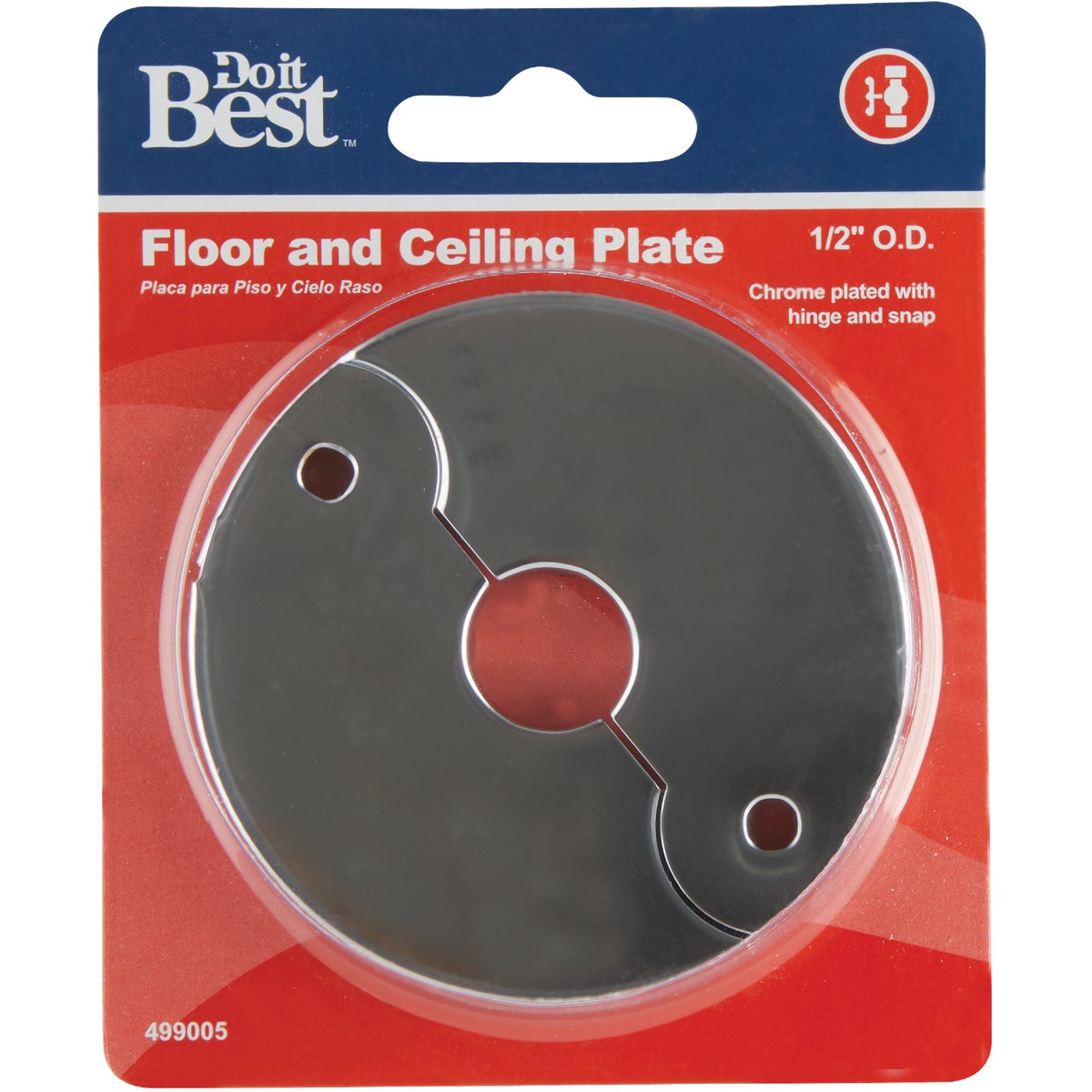 Do it Best Chrome-Plated 3/8 In. IPS Split Plate Image 2