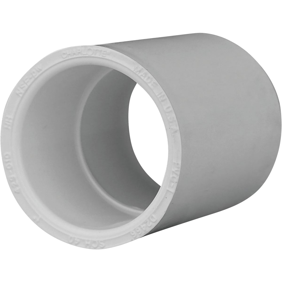 Charlotte Pipe 1 In. Sch. 40 PVC Coupling (10-Pack) Image 1