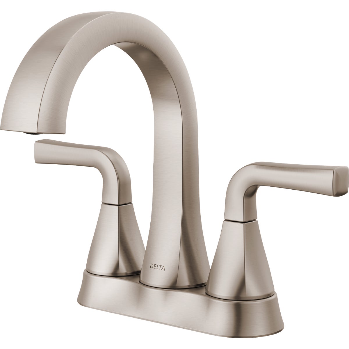 Delta Dallace Stainless 2-Handle Centerset Bathroom Faucet Image 1