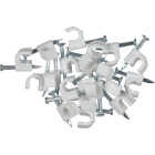 RCA White RG6 or RG59 Nail-In Coaxial Staple (20-Count) Image 3