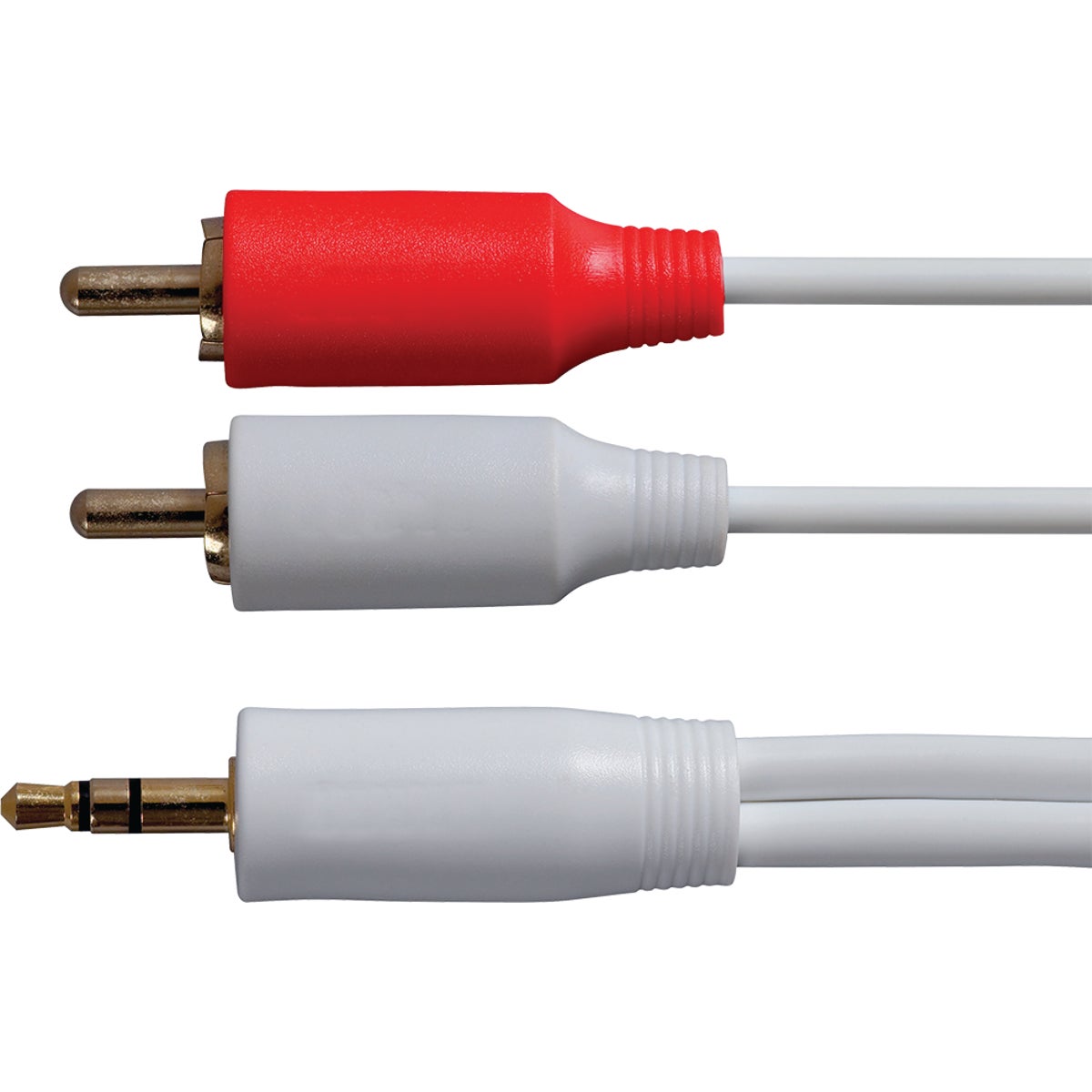 Jensen 3 Ft. White Stereo Audio Cable Image 4