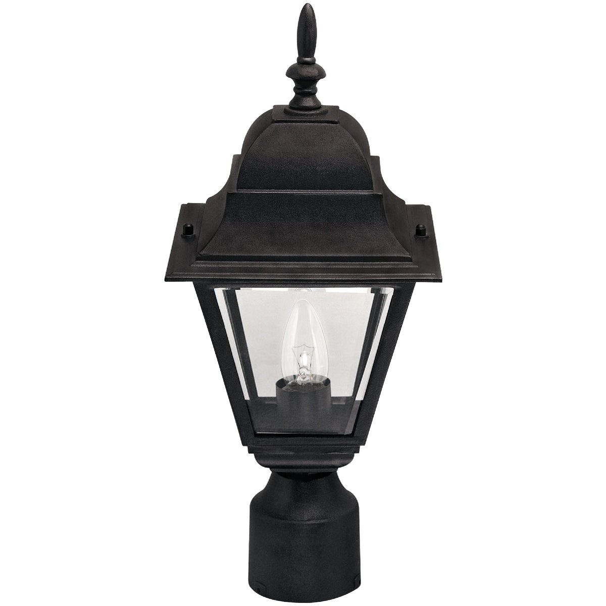 Canarm Black Incandescent Post Light Fixture