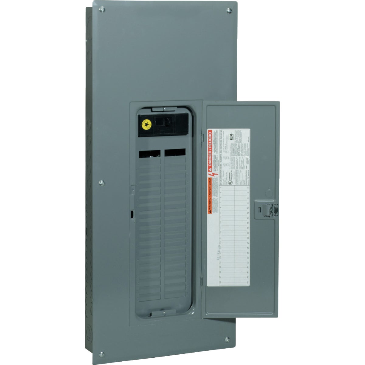 Square D QO 200A 42-Space 52-Circuit Indoor Main Breaker Plug-on Neutral Load Center Image 1