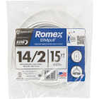 Romex 15 Ft. 14/2 Solid White NMW/G Electrical Wire Image 2