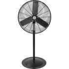 Denali Aire 30 In. 3-Speed 76 In. H. Black Oscillating Pedestal Fan Image 1