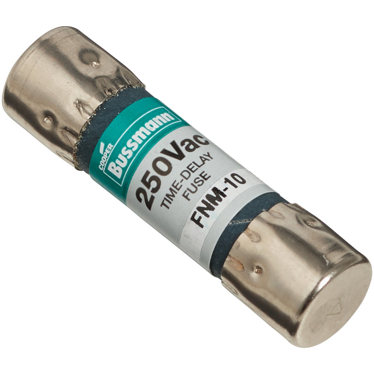 Bussmann 10A Fusetron FNM Cartridge General Purpose Time Delay Cartridge Fuse (2-Pack) Image 3