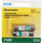 Bussmann 30A Fusetron FNM Cartridge General Purpose Time Delay Cartridge Fuse (2-Pack) Image 2