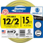 Romex 15 Ft. 12/2 Solid Yellow NMW/G Electrical Wire Image 1