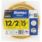 Romex 15 Ft. 12/2 Solid Yellow NMW/G Electrical Wire Image 2