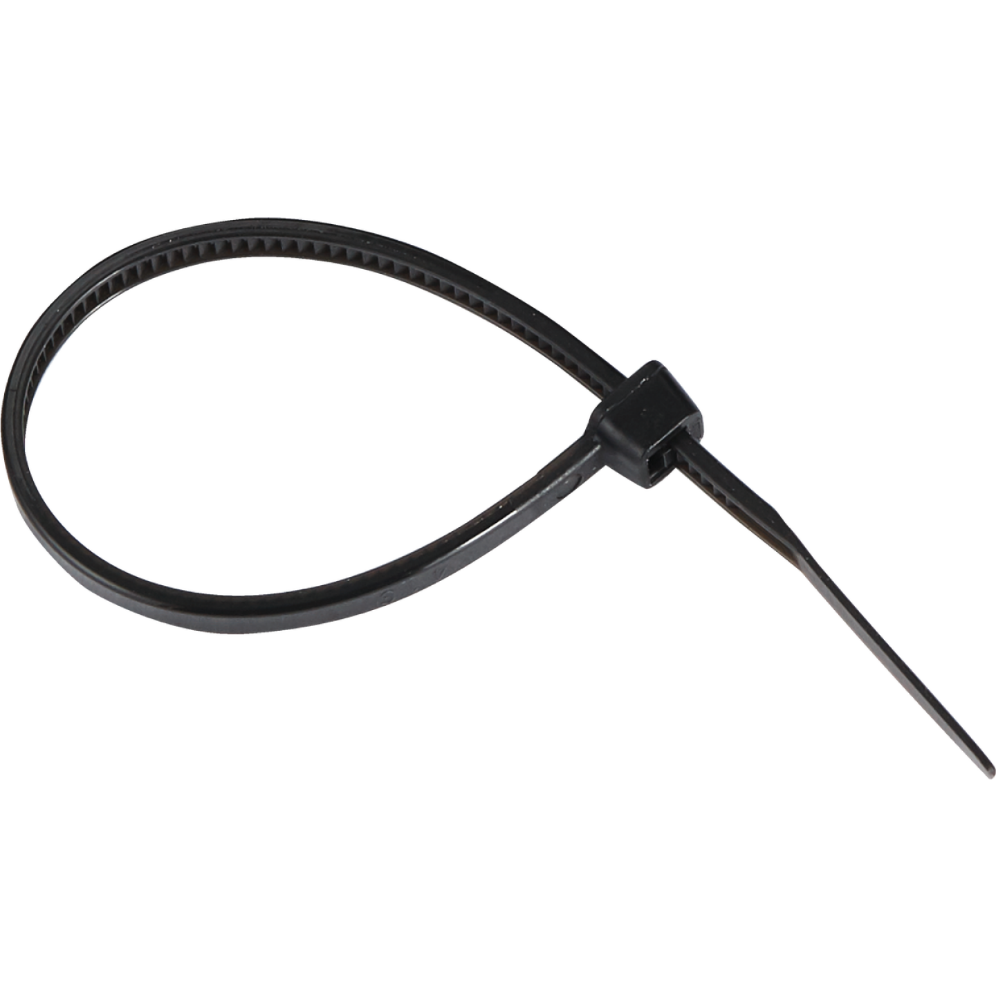 Gardner Bender 4 In. x 0.095 In. Black Nylon Ultra Violet Cable Tie (30-Pack) Image 1