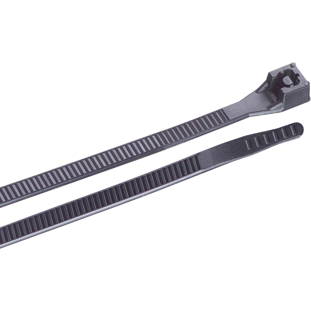 Gardner Bender 6 In. x 0.13 In. Black Nylon Ultra Violet Cable Tie (100-Pack) Image 1